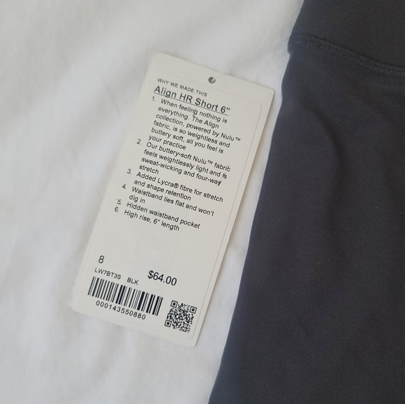 New Lululemon Align HR Shorts 6" - Picture 4 of 7